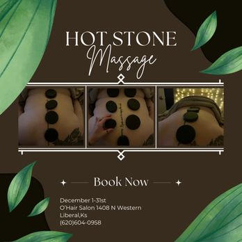 Bres Body Works - Free hot stone addition the whole month of December! Call to book - Massage Therapy Near Me - Liberal, Kansas