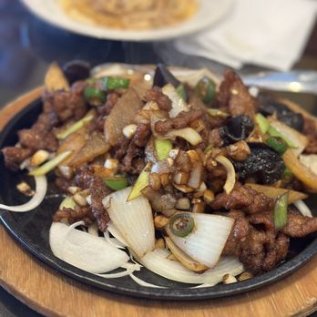 Masterpiece - F19. Dry Spicy Beef Pot - Szechuan Near Me - Duluth, Georgia
