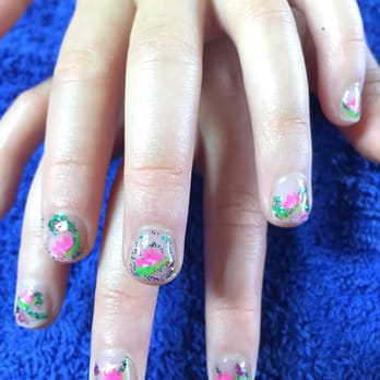 iNailspa - Finished product on 7 year old. - Nail Salons Near Me - Alameda, California
