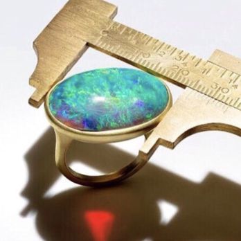 Faye Kim Designs - One of a kind Australian Opal ring in 18k gold - Jewelry Near Me - Darien, Connecticut Faye Kim Designs - One of a kind Australian Opal ring in 18k gold - Jewelry Near Me - Darien, Connecticut