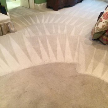 Quality Carpet Care - Half cleaned bedroom carpet - Carpet Cleaning Near Me - Tallahassee, Florida