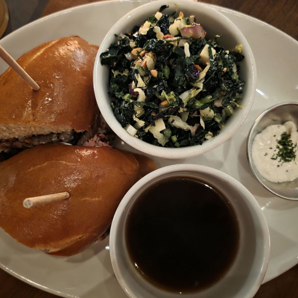 Nick's Del Mar - The prime rib dip - New American Near Me - Del Mar, California
