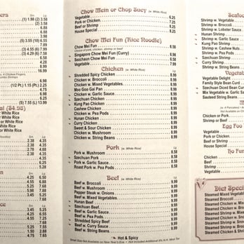 Yang Yang Kitchen Nashua Nh Menu Page 1 Yelp