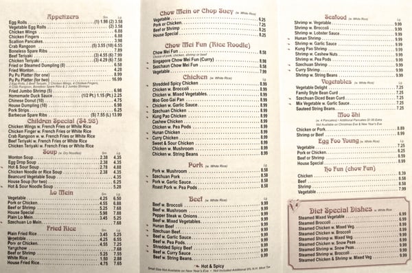 Menu photo 3 Yang  Yang  Kitchen Nashua, NH