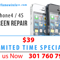 FixMe Wireless - cell phone repair shop - iPhone 4S 4 repair
