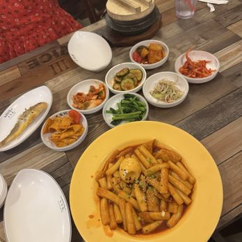 Tofu Village - Spicy rice cake and banchan - Korean Near Me - Houston, Texas