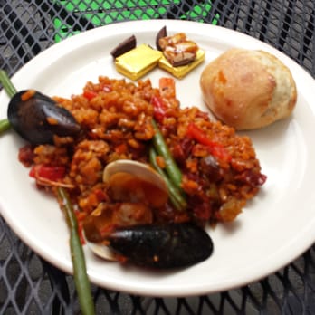 The Basque Market - Plateful of paella from the Wednesday and Friday lunch servings. - Specialty Food Near Me - Boise, Idaho The Basque Market - Plateful of paella from the Wednesday and Friday lunch servings. - Specialty Food Near Me - Boise, Idaho