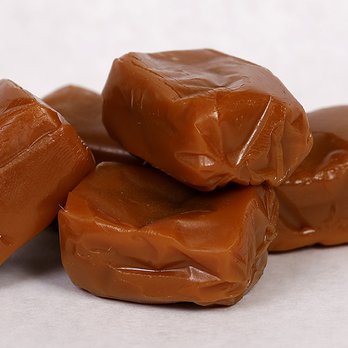 Ben Wollenberg Chocolates & Nuts - a close up of a pile of caramels - Chocolatiers & Shops Near Me - Canton, Ohio