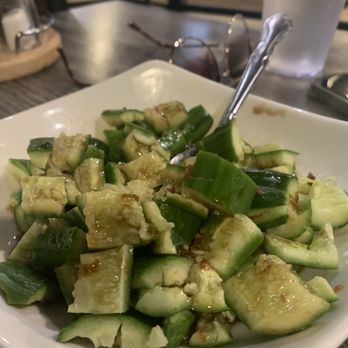 I Shanghai Delight - Chopped cucumber with garlic sauce - Shanghainese Near Me - Sacramento, California I Shanghai Delight - Chopped cucumber with garlic sauce - Shanghainese Near Me - Sacramento, California