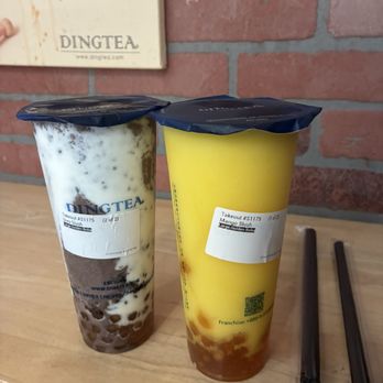 Ding Tea - Hawthorne - Mango Slush and Oreo Slush - Bubble Tea Near Me - Hawthorne, California