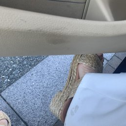 grease on door