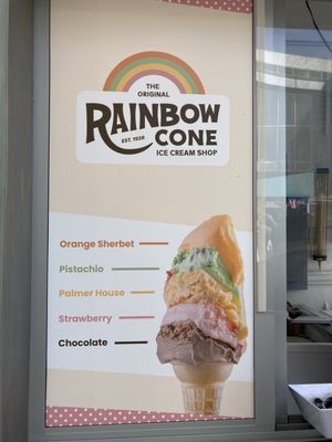 The Original Rainbow Cone by null