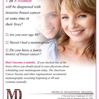 MD Imaging - October is Breast Cancer Awareness Month, Schedule your appointment today. - Diagnostic Imaging Near Me - Poughkeepsie, New York