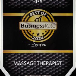 Massage Yee & Spa - We are proud to share that the Massage Yee & Spa team has won the Best of Business Rate 2024 award! Thank you to all our customers !