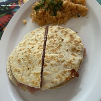 Sabor Mixteco - Ham and cheese quesadilla kids meal ($9) - Mexican Near Me - Wheaton, Maryland
