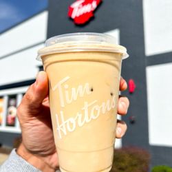 Tim Hortons - Iced coffee with cream and caramel