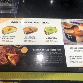 Pablo Cheese Tart - Perfect for sharing - Desserts Near Me - Edmonton, Alberta