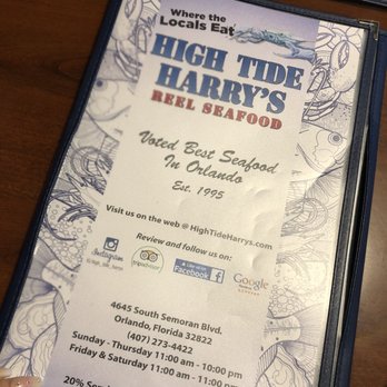 High Tide Harry's - Seafood Near Me - Orlando, Florida High Tide Harry's - Seafood Near Me - Orlando, Florida