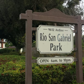 Rio San Gabriel Park - Entrance signage. - Parks Near Me - Downey, California Rio San Gabriel Park - Entrance signage. - Parks Near Me - Downey, California
