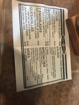 Menu photo 7 Los Tres Mex Waikoloa, HI Menu photo 7 Los Tres Mex Waikoloa, HI