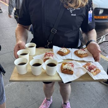 Eat Seattle Tours - This pastry was delicious but who knows what the coffee was. Also hard to eat it and hold the coffee. - Food Tours Near Me - Seattle, Washington