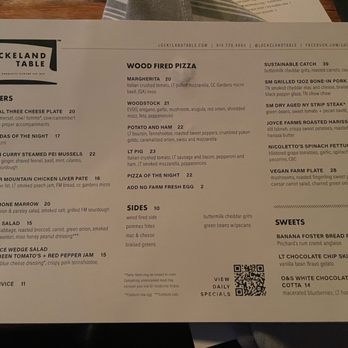 Lockeland Table - Menu - New American Near Me - Nashville, Tennessee