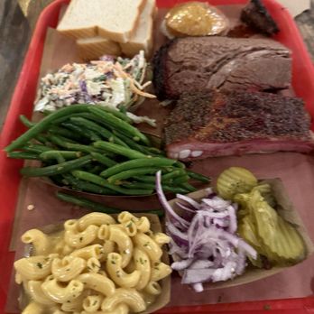 Terry Black's Barbecue - Brisket, pork ribs, mac and cheese, green beans, coleslaw - Barbeque Near Me - Austin, Texas Terry Black's Barbecue - Brisket, pork ribs, mac and cheese, green beans, coleslaw - Barbeque Near Me - Austin, Texas