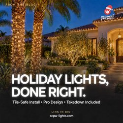 San Clemente Power Wash - Holiday light installation & removal services