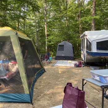 Mount Blue State Park Campground - Campsite - Hiking Near Me - Weld, Maine