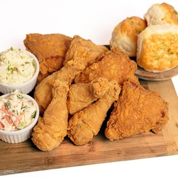 Hi Five Chicken - a platter of fried chicken and sides - Chicken Shop Near Me - Victoria, British Columbia