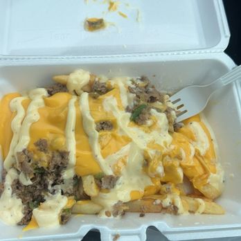 CYOC - Philly Steak Fries- I requested no mushrooms which was NO problem, the beef was seasoned perfectly. So messy but worth it! - Cheesesteaks Near Me - Waukegan, Illinois