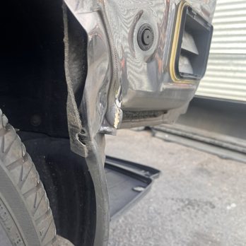 Bumper Repair 911 - Removed the bumper and found frame damage underneath - Body Shops Near Me Bumper Repair 911 - Removed the bumper and found frame damage underneath - Body Shops Near Me