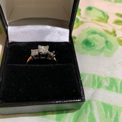 Lessard Coutu Custom Jewellers - After sizing, the white gold came off the yellow gold ring.