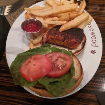 Rosewood Grill - Blackened salmon sandwich - New American Near Me - Hudson, Ohio