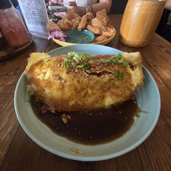 Lola’s by MFK - Chicken Adobo Omelette - Filipino Near Me - Anaheim, California Lola’s by MFK - Chicken Adobo Omelette - Filipino Near Me - Anaheim, California