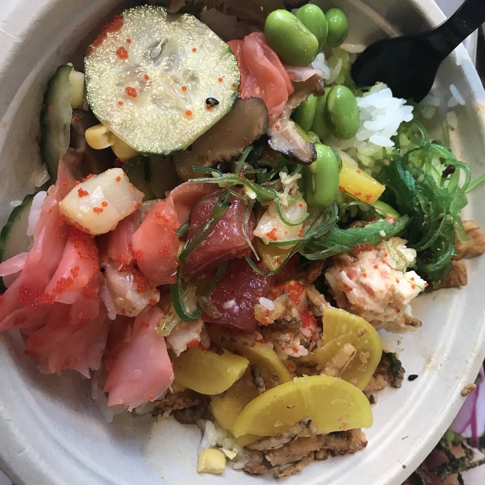 Poke Hut - Working through my poke bowl - Poke Near Me - Cincinnati, Ohio Poke Hut - Working through my poke bowl - Poke Near Me - Cincinnati, Ohio