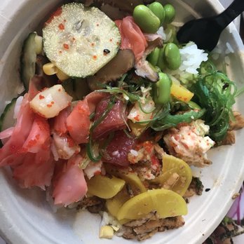 Poke Hut - Working through my poke bowl - Poke Near Me - Cincinnati, Ohio