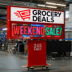 TV Liquidator - Grocery Deals AIO Monument LED Sign - TV Liquidator
