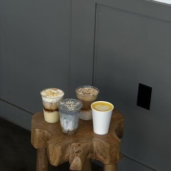 Series A Coffee - corn latte, black sesame, peanut coffee, tumeric honey - Coffee & Tea Near Me - Beverly Hills, California Series A Coffee - corn latte, black sesame, peanut coffee, tumeric honey - Coffee & Tea Near Me - Beverly Hills, California
