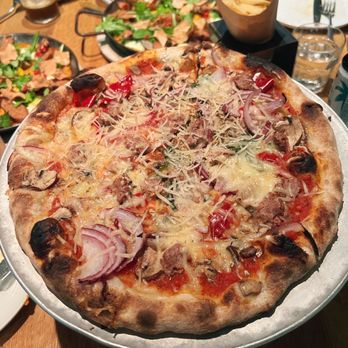 Wildseed - Spicy sausage pizza - Vegan Near Me - San Francisco, California Wildseed - Spicy sausage pizza - Vegan Near Me - San Francisco, California