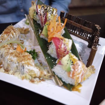 Hon Sushi - Joanne's roll and crunchy shrimp roll - Sushi Bars Near Me - Carrollton, Texas
