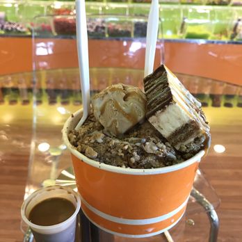 Look Up Dessert Cafe - Coffee tiramisu snow cream parfait (bingsoo). - Ice Cream & Frozen Yogurt Near Me - Chesapeake, Virginia