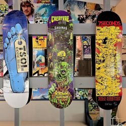 Lucy's on Lighthouse - Board art abound