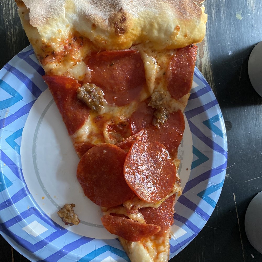 Capone's Pub & Grill - Pepperoni and sausage slice pizza - American Near Me - Hayden, Idaho Capone's Pub & Grill - Pepperoni and sausage slice pizza - American Near Me - Hayden, Idaho