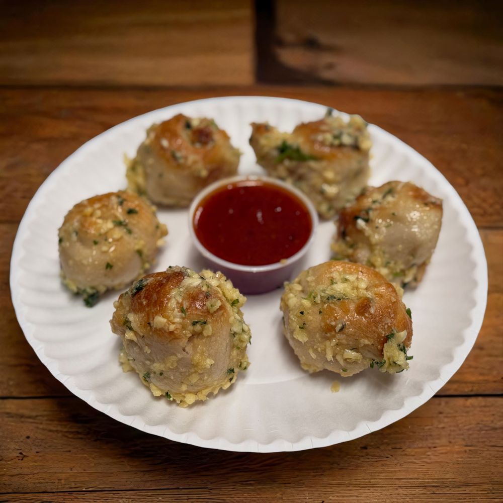 Food from NYC Village Pizza