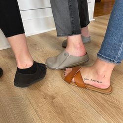 Skyn Spot - Tiny matching chili pepper tattoos for best friends by our tattoo artist, Paige
