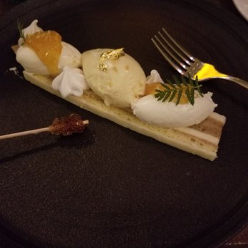 The Loft - White coffee opera cake. - New American Near Me - Laguna Beach, California