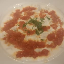 Shirahne Cave Restaurant - Homemade Manti stuffed with minced meat with tomato and yogurt sauce