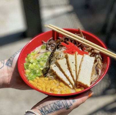 Lifting Noodles Ramen by null