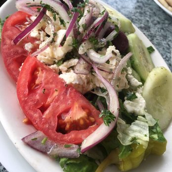 Chris' Taverna - Side Greek salad. The are fresh and delicious! - Greek Near Me - Boynton Beach, Florida Chris' Taverna - Side Greek salad. The are fresh and delicious! - Greek Near Me - Boynton Beach, Florida